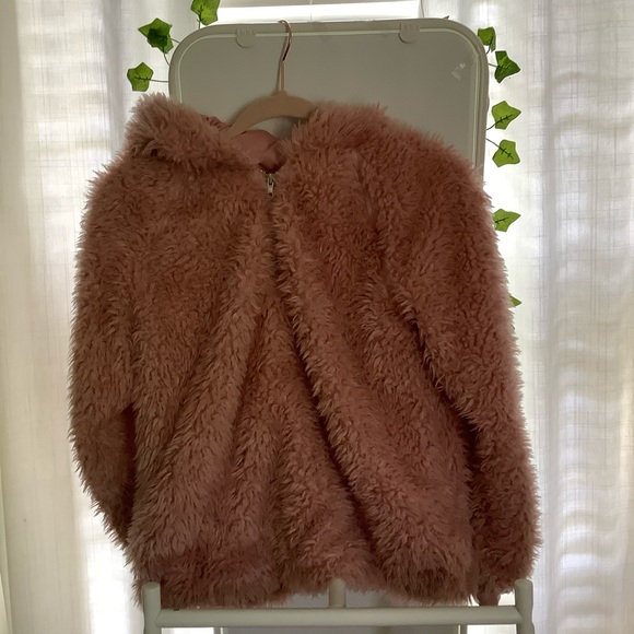 Pink fluffy art class hoodie - Picture 1 of 2